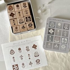 Freckles Tea Ink Flower Rubber Stamps - Image 3