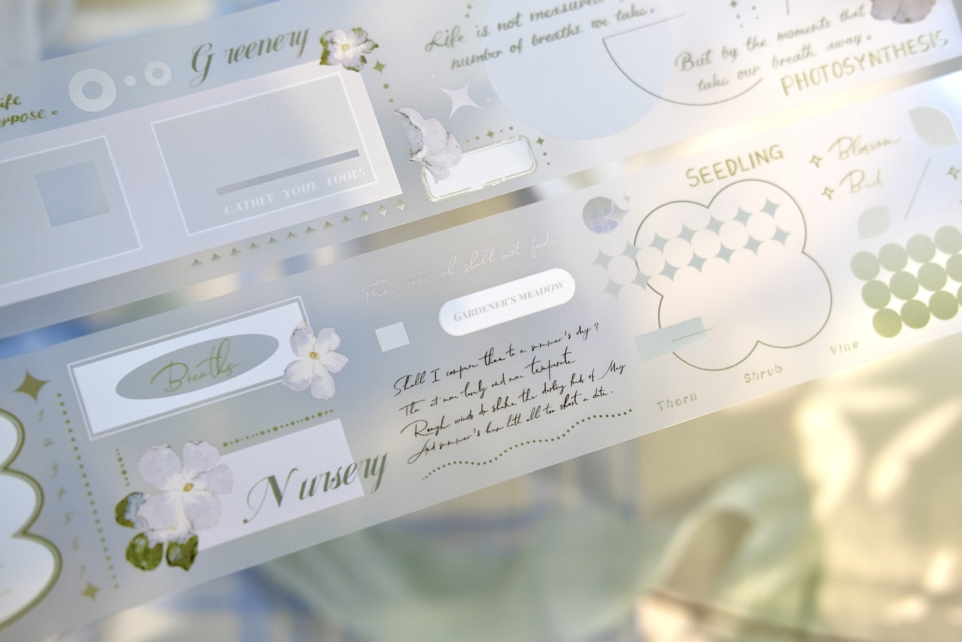 Freckles Tea Vol. 4 - Summer Memory Tape (PET or Washi)