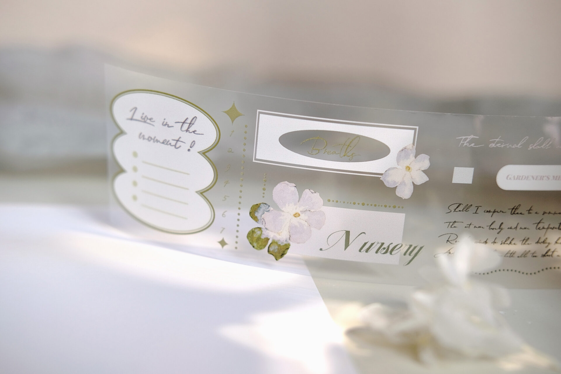 Freckles Tea Vol. 4 - Summer Memory Tape (PET or Washi)