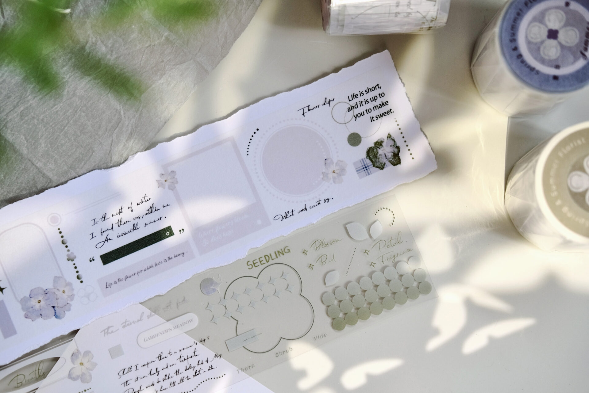 Freckles Tea Vol. 4 - Summer Memory Tape (PET or Washi)