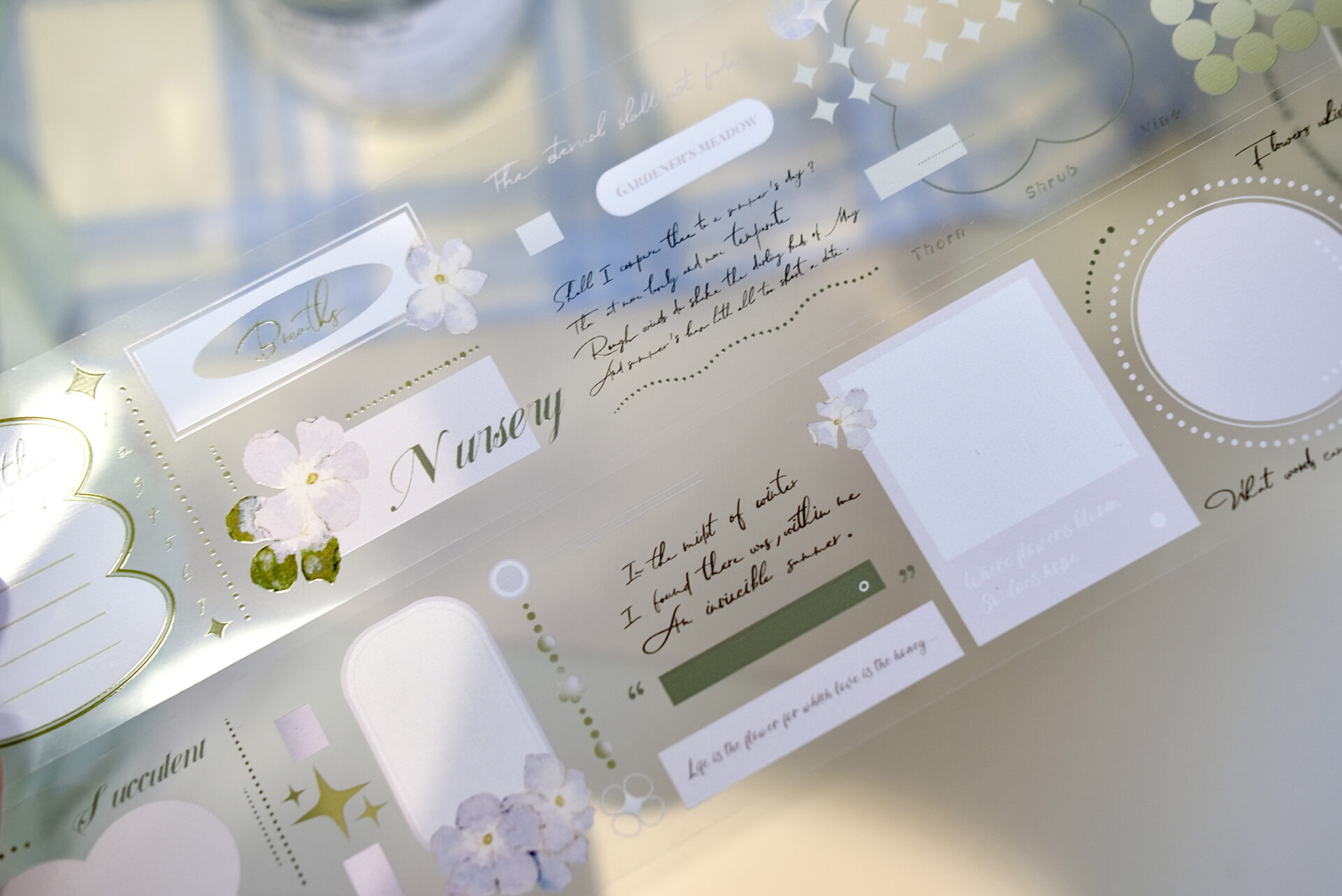 Freckles Tea Vol. 4 - Summer Memory Tape (PET or Washi)