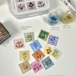Freckles Tea Ink Flower Rubber Stamps - Image 4