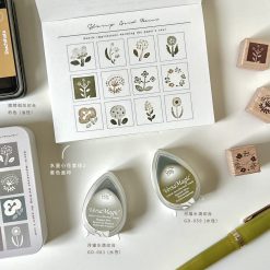 Freckles Tea Ink Flower Rubber Stamps - Image 5
