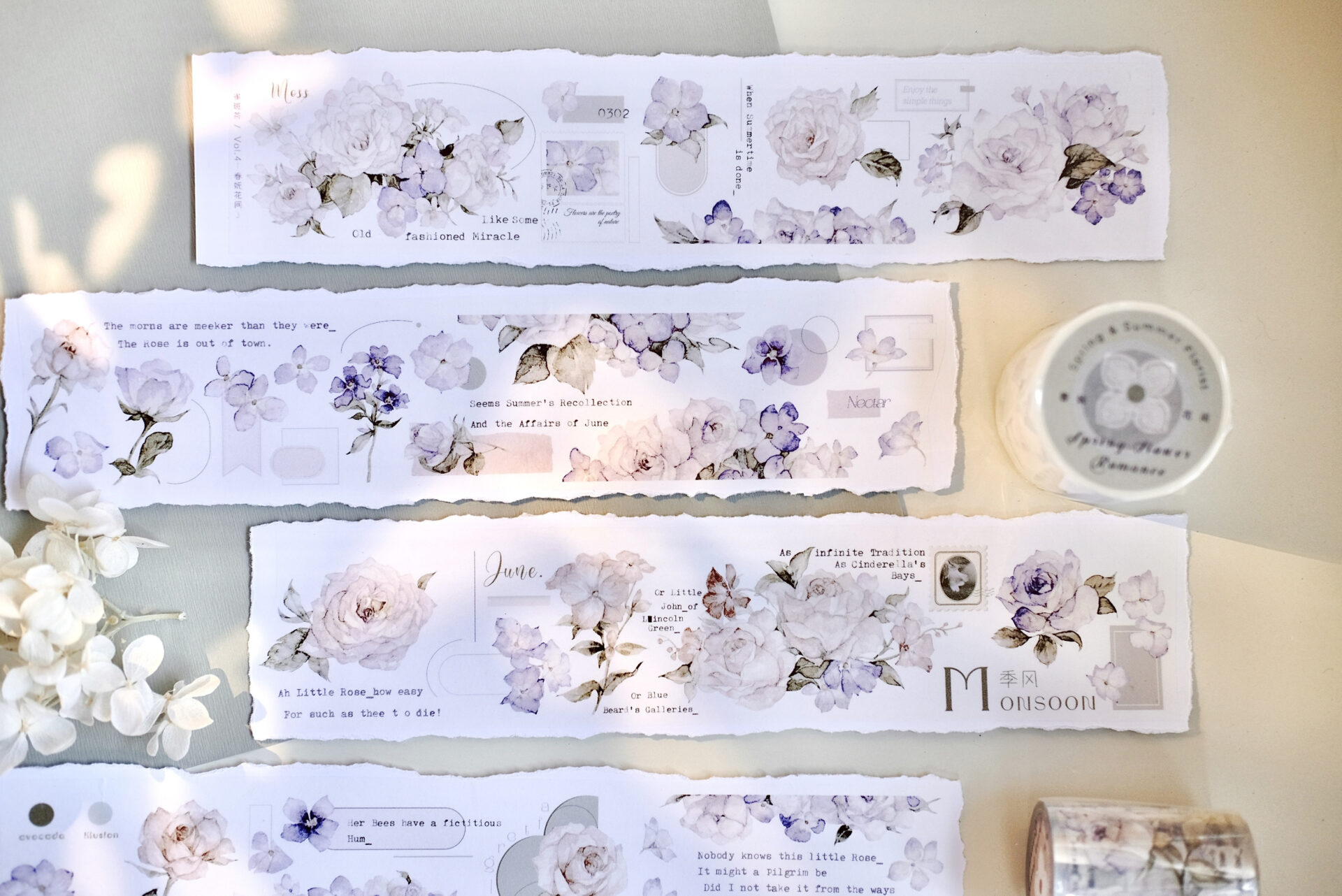 Freckles Tea Vol. 4 - Spring Flower Romance Tape (PET or Washi) - Image 6
