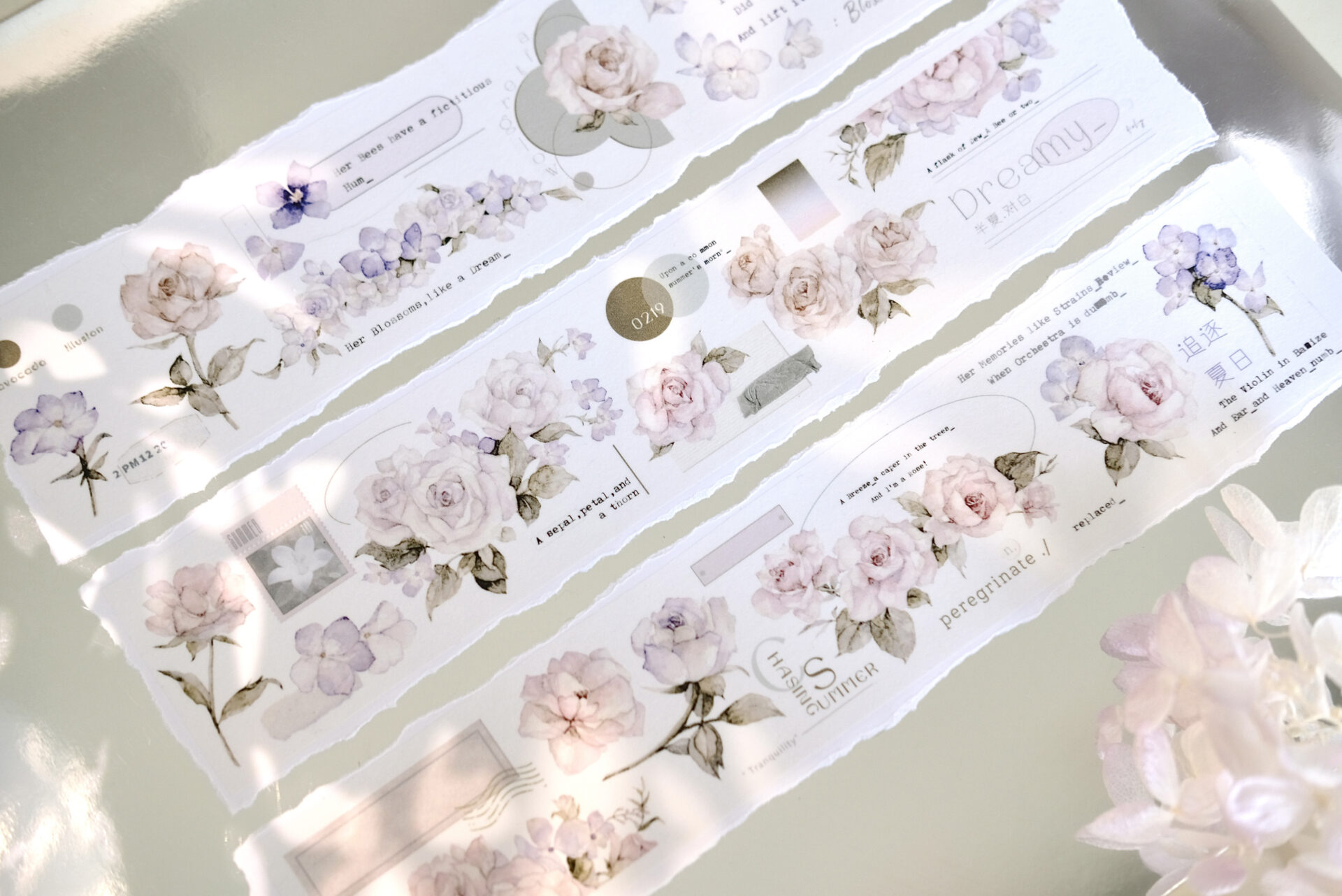 Freckles Tea Vol. 4 - Spring Flower Romance Tape (PET or Washi)