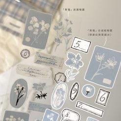 Freckles Tea "Little Spring Days" Celadon Haze Kiss-cut PET Tape