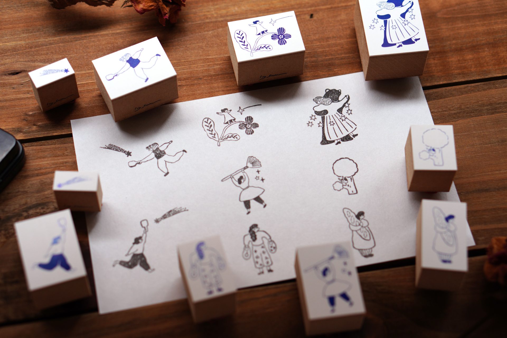 Ivy Snow Bread Day Rubber Stamp