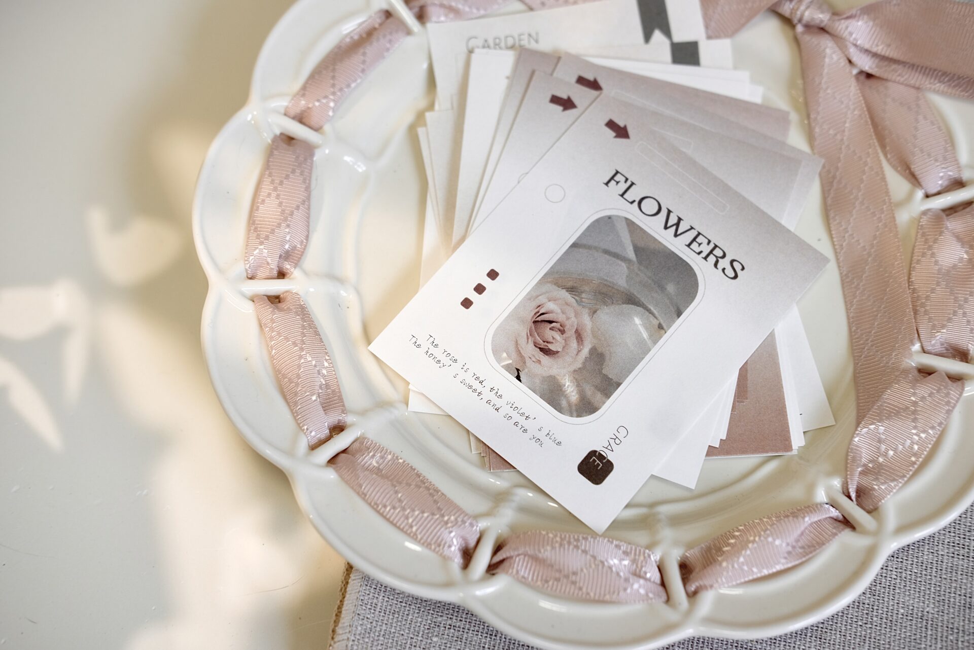 Freckles Tea Notecards - Rose Garden