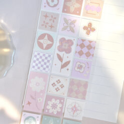 Freckles Tea Vol. 4 Die-Cut Tape - Flower Tiles - Image 19