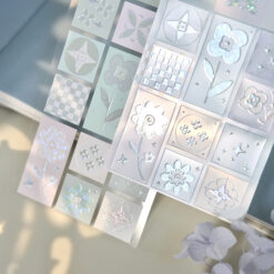 Freckles Tea Vol. 4 Die-Cut Tape - Flower Tiles