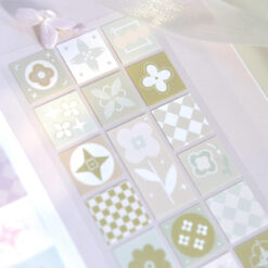 Freckles Tea Vol. 4 Die-Cut Tape - Flower Tiles