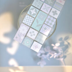 Freckles Tea Vol. 4 Die-Cut Tape - Flower Tiles