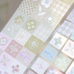 Freckles Tea Vol. 4 Die-Cut Tape - Flower Tiles