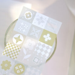 Freckles Tea Vol. 4 Die-Cut Tape - Flower Tiles