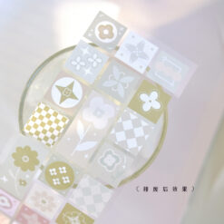 Freckles Tea Vol. 4 Die-Cut Tape - Flower Tiles