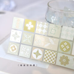 Freckles Tea Vol. 4 Die-Cut Tape - Flower Tiles