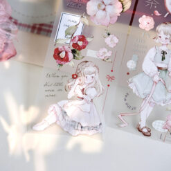 Freckles Tea Vol. 4 - Vivi's Flower Courtyard Tape (PET or Washi)
