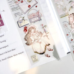 Freckles Tea Vol. 4 - Vivi's Flower Courtyard Tape (PET or Washi)