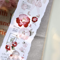 Freckles Tea Vol. 4 - Vivi's Flower Courtyard Tape (PET or Washi)