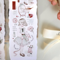 Freckles Tea Vol. 4 - Vivi's Flower Courtyard Tape (PET or Washi)
