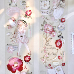 Freckles Tea Vol. 4 - Vivi's Flower Courtyard Tape (PET or Washi)