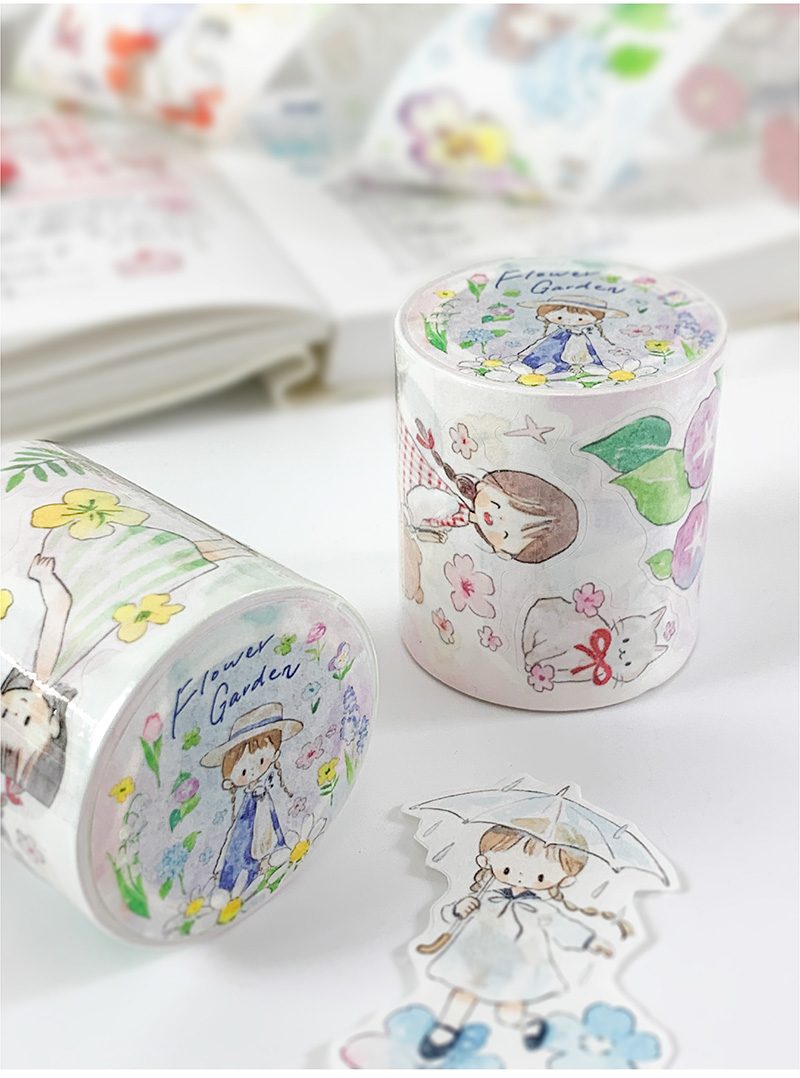 Molinta Kiss-cut Washi Tape - Flower Garden - Image 7