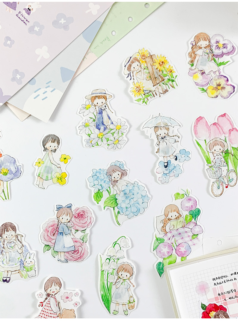 Molinta Kiss-cut Washi Tape - Flower Garden - Image 8