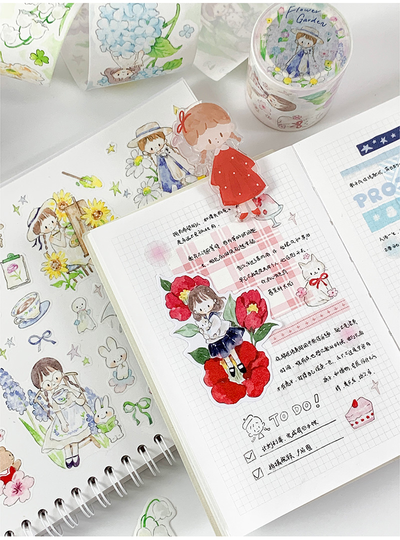 Molinta Kiss-cut Washi Tape - Flower Garden - Image 9