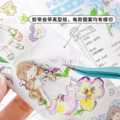 Molinta Kiss-cut Washi Tape - Flower Garden - Image 11