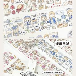Molinta Washi Tape and Stickers - Retro Flower - Image 15