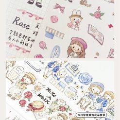 Molinta Washi Tape and Stickers - Retro Flower - Image 13