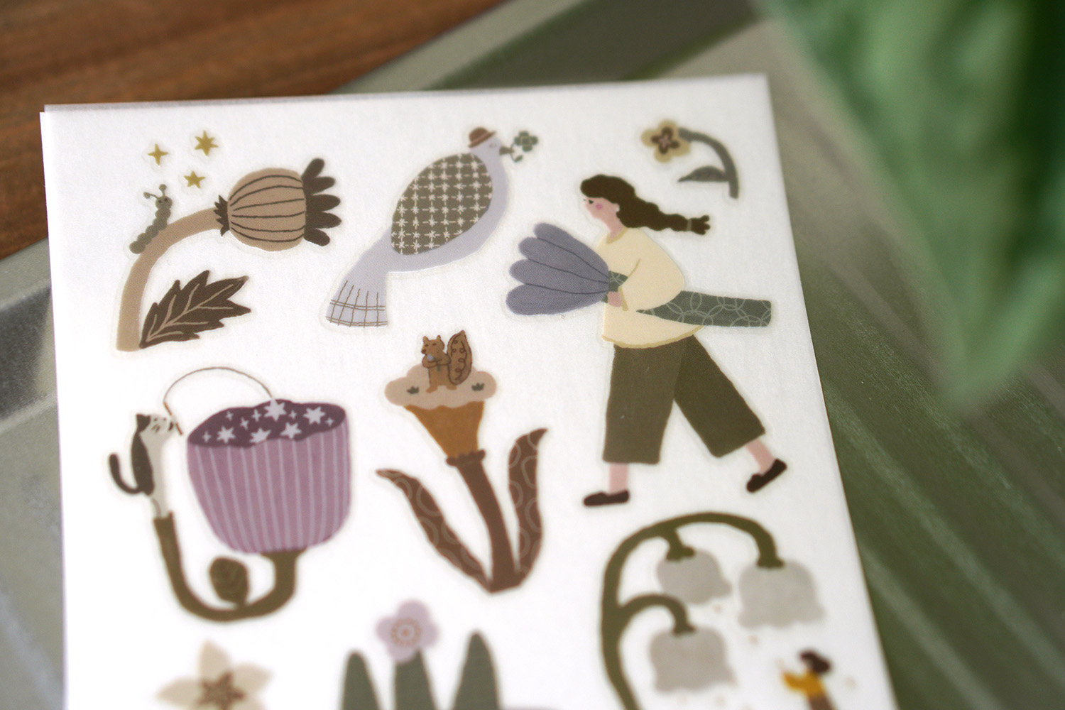 Ivy Snow "Pastoral Poetry Transfer Stickers