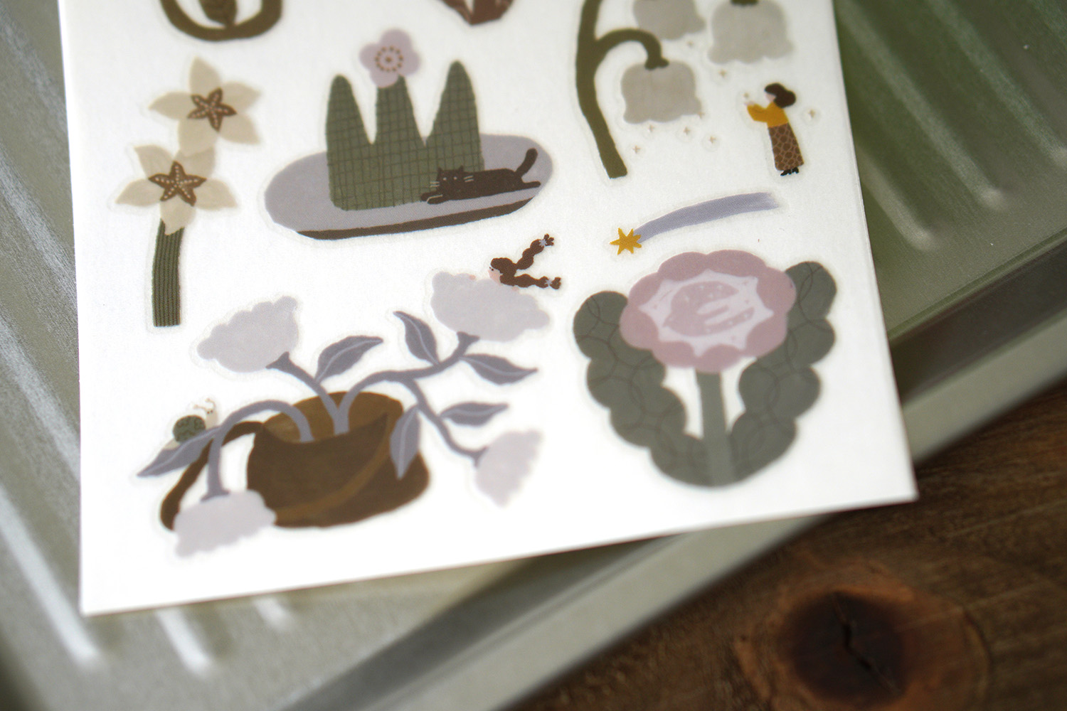Ivy Snow "Pastoral Poetry Transfer Stickers